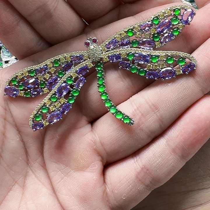 翡翠颈饰未镶嵌天然A货翡翠放漏