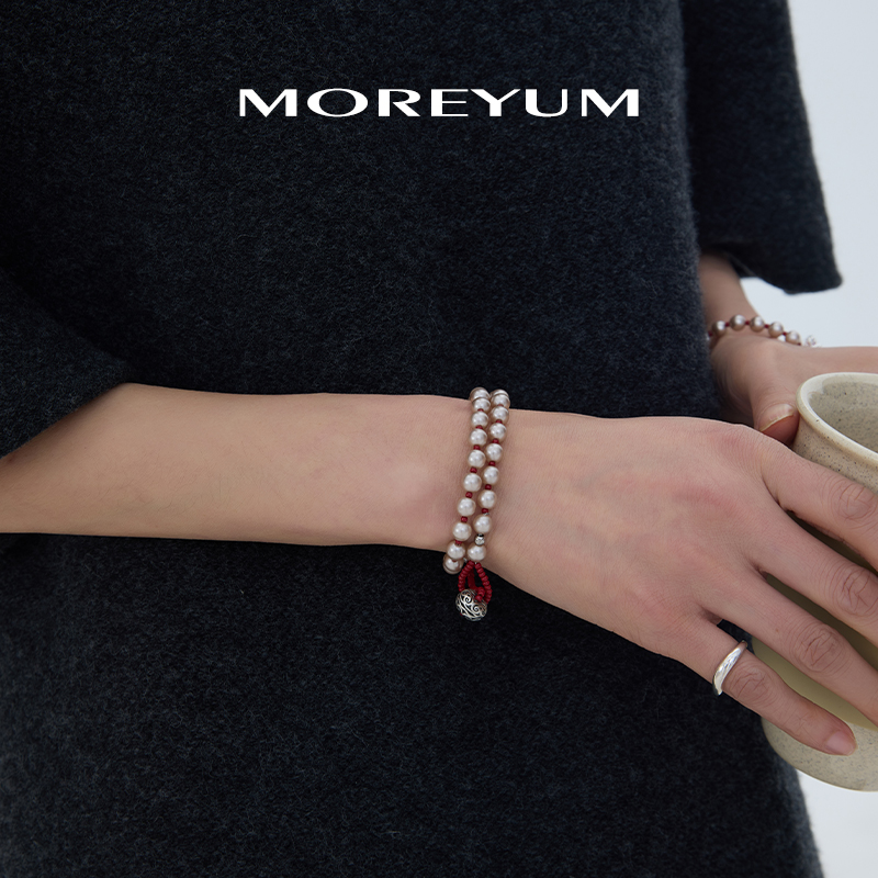 铜合金琉璃手链 时尚气质百搭轻奢高级感浮白手链