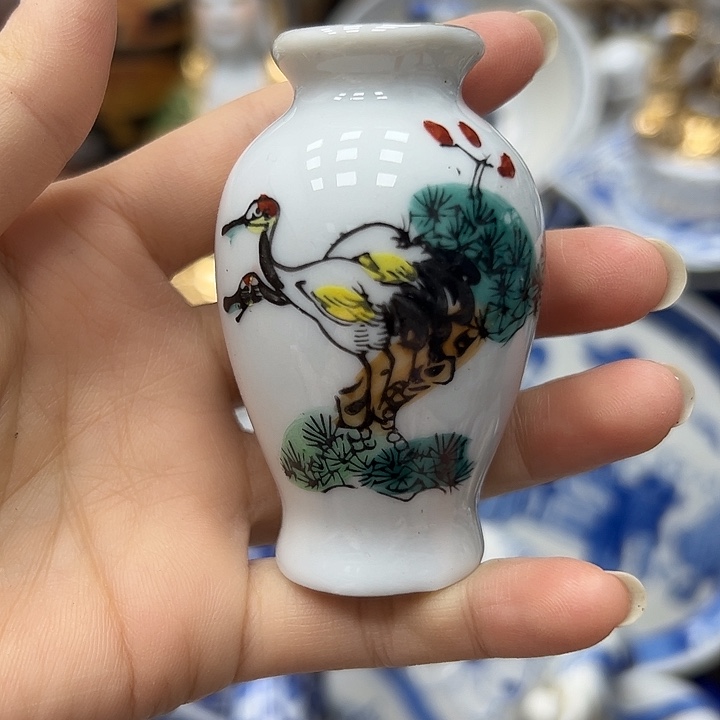 80年代粉彩手绘描金000000000