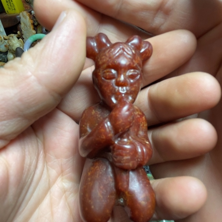 滴血莲花菩提吊坠