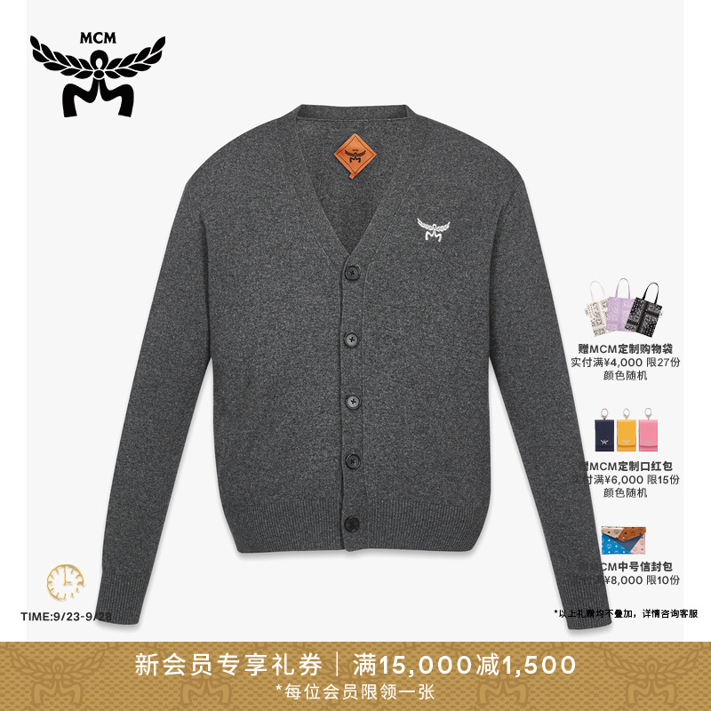 MCM COLLECTION 男女针织开衫简约宽松百搭