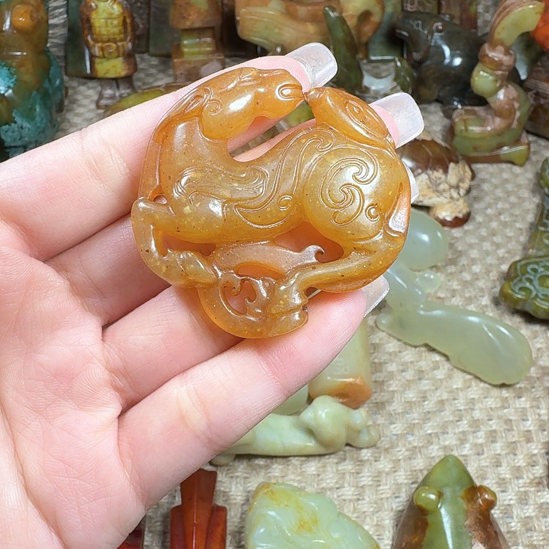 白玉菩提吊坠挂件