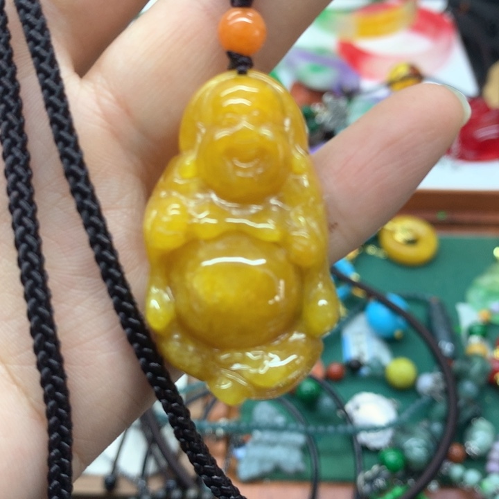 颈饰未镶嵌翡翠吊坠