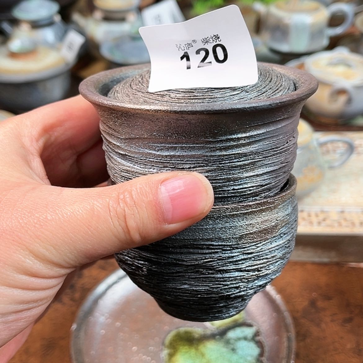 【闪购商品】沁庐柴窑古法柴烧手工茶具