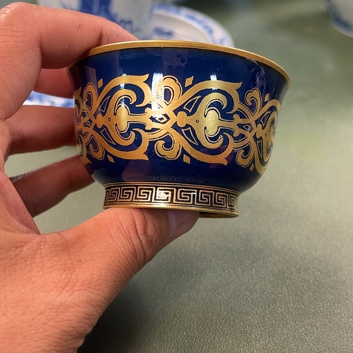 杯青花瓷器青花绘青花瓷器