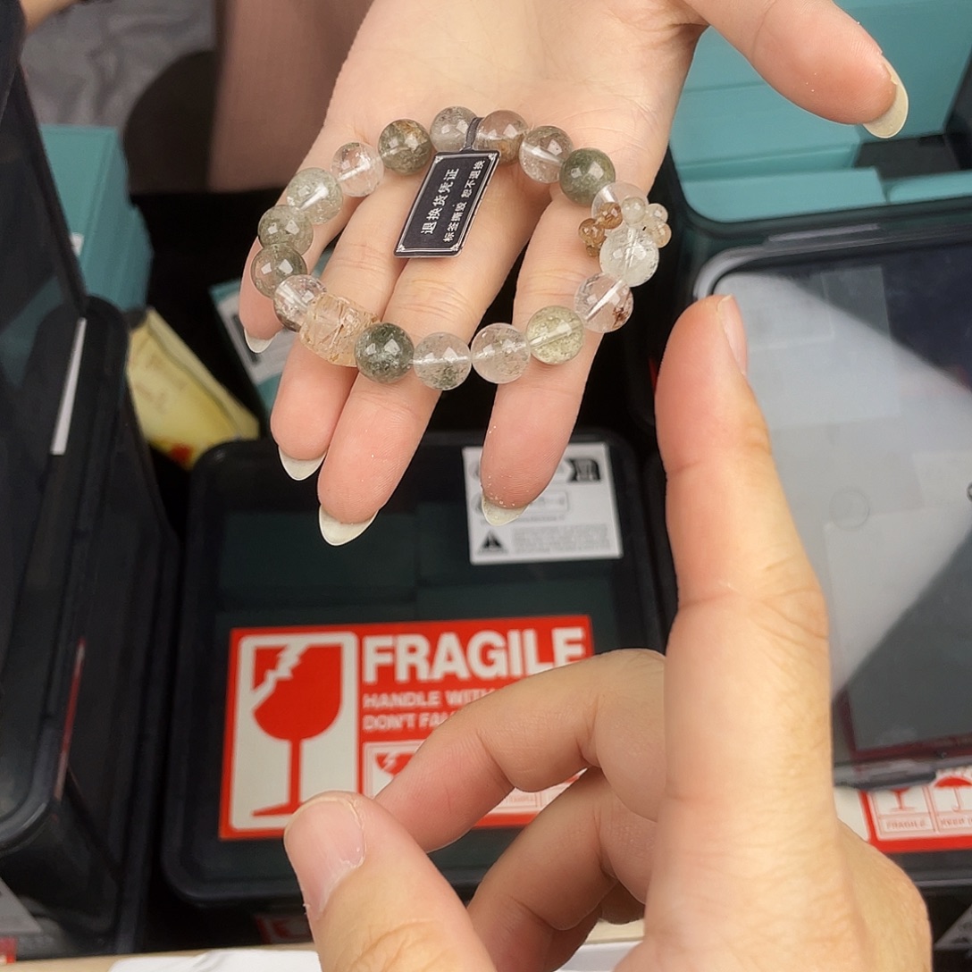 水晶银S925镶嵌手链