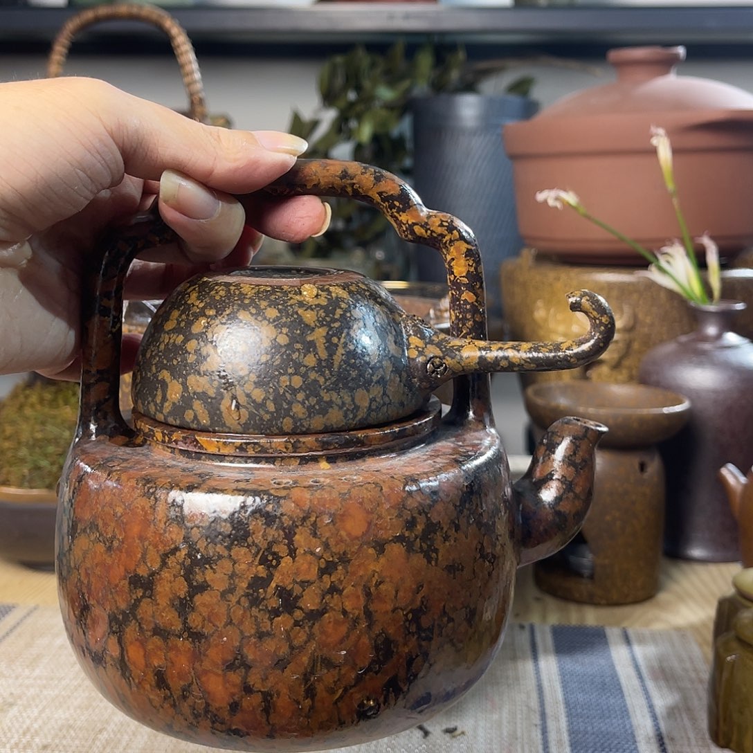 壶紫砂粗陶实用茶壶