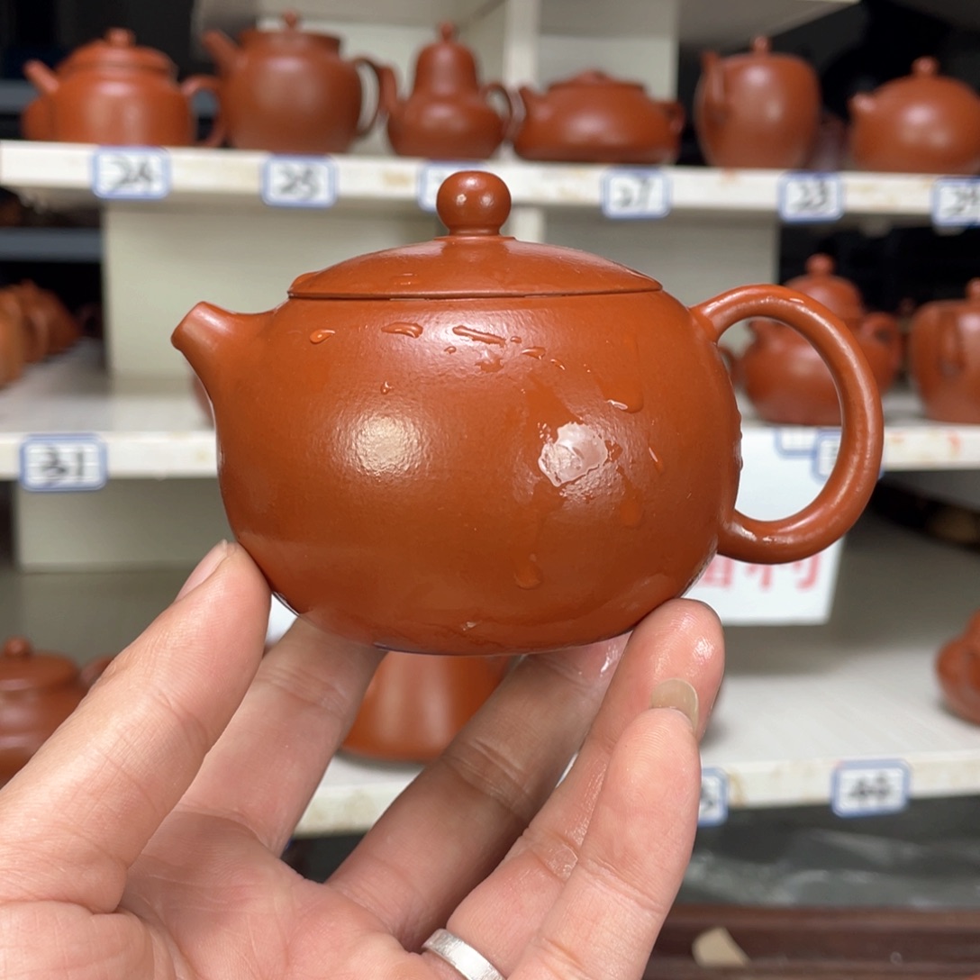 紫砂茶壶小煤窑朱泥全手工190毫升