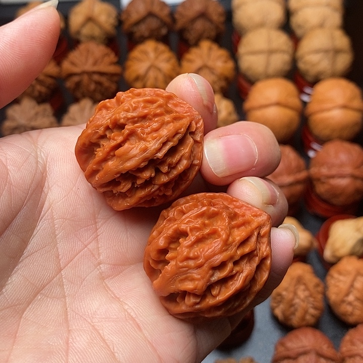 辞***忧文玩核桃吊坠九龙筋