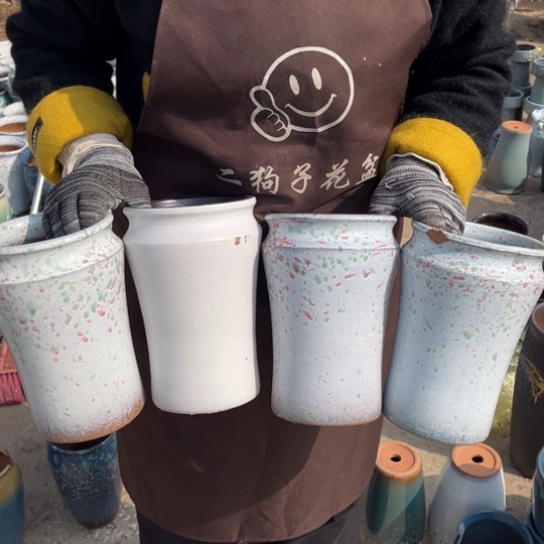 红陶口13高20瑕疵