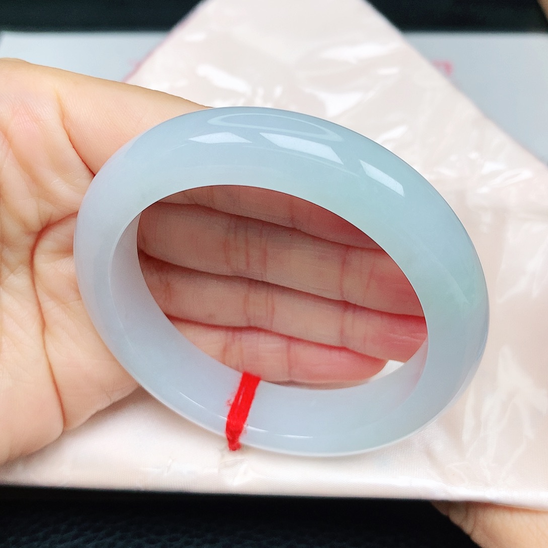 未镶嵌手镯翡翠冰胶月光23