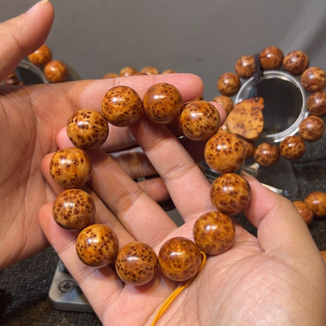 柏木（崖柏）手串/手链2.0陈化红油小满瘤疤手串