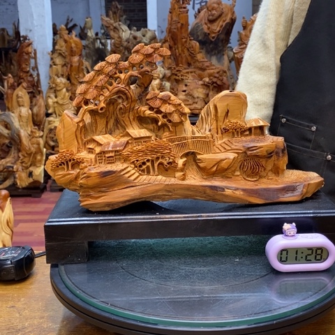 柏木（崖柏）蓝****q太行崖柏陈化料摆件