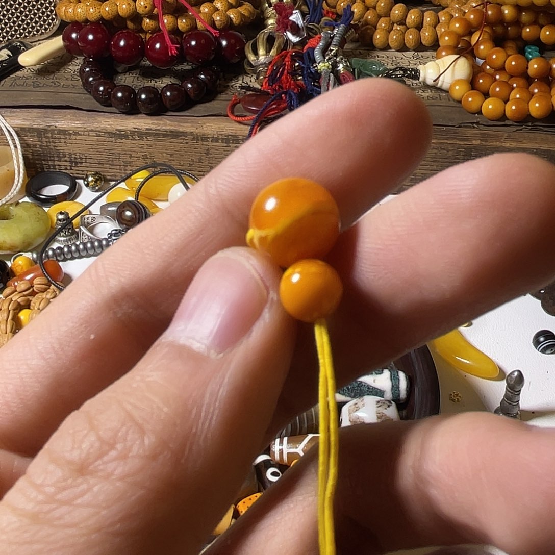 麦***佑吊坠白玉菩提珠子