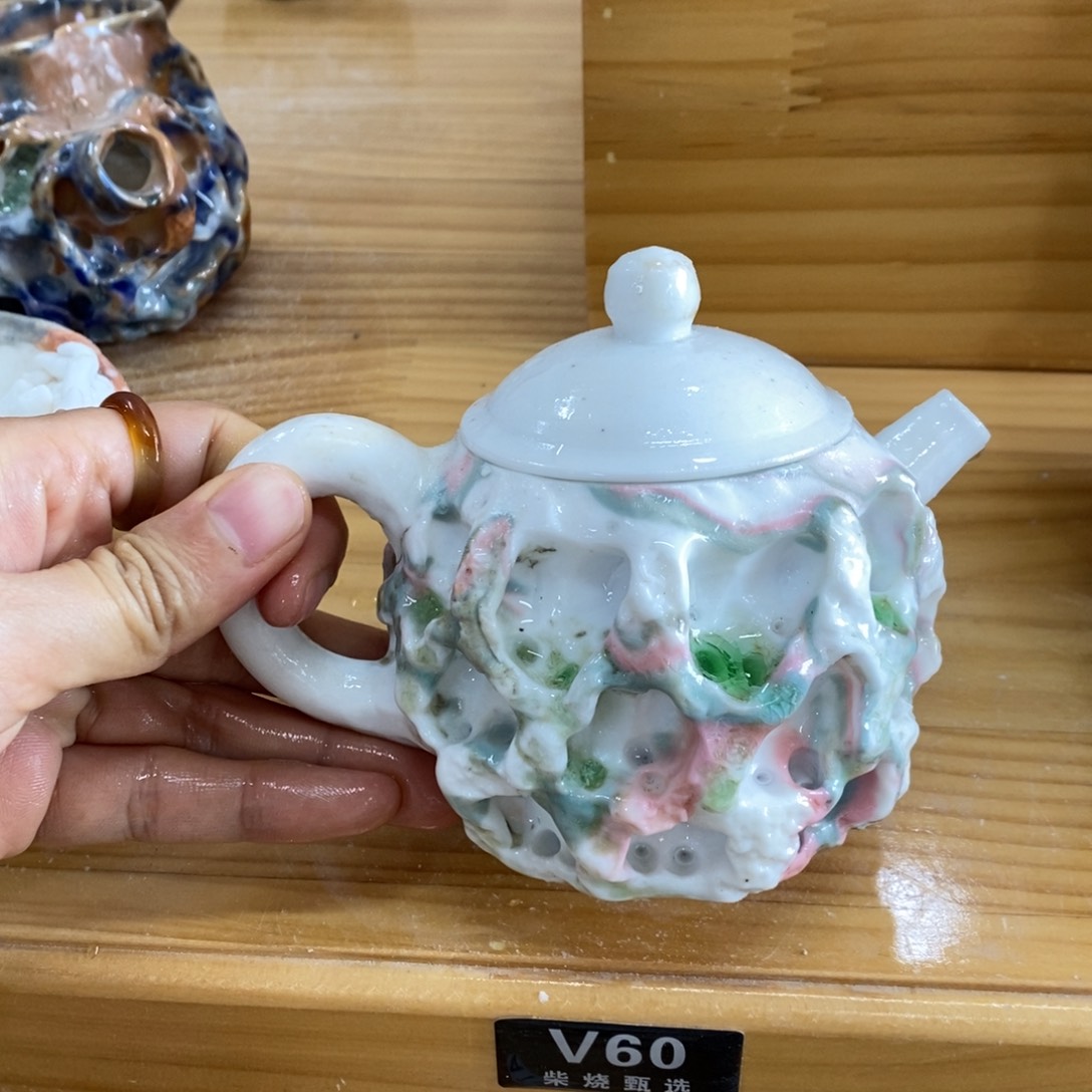 陶园柴烧 精品高货V60瑕