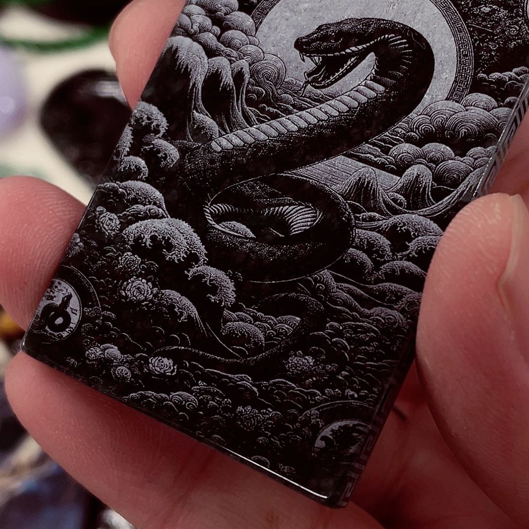 翡翠未镶嵌颈饰先鉴后发一物一证