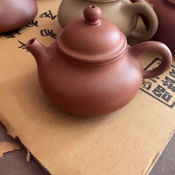 紫砂茶壶底槽青130cc小容天