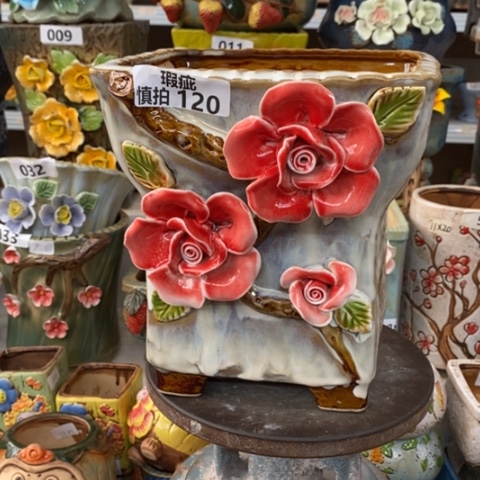 【闪购商品】红陶粗陶材质多肉花盆120