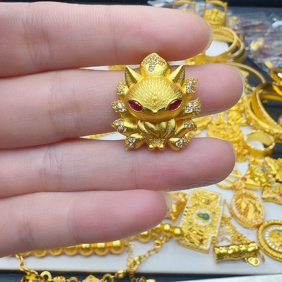 合金狐狸吊坠0000001