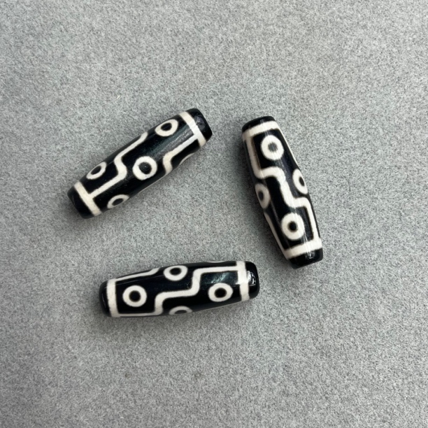 SW170九眼天天散珠黑白小号