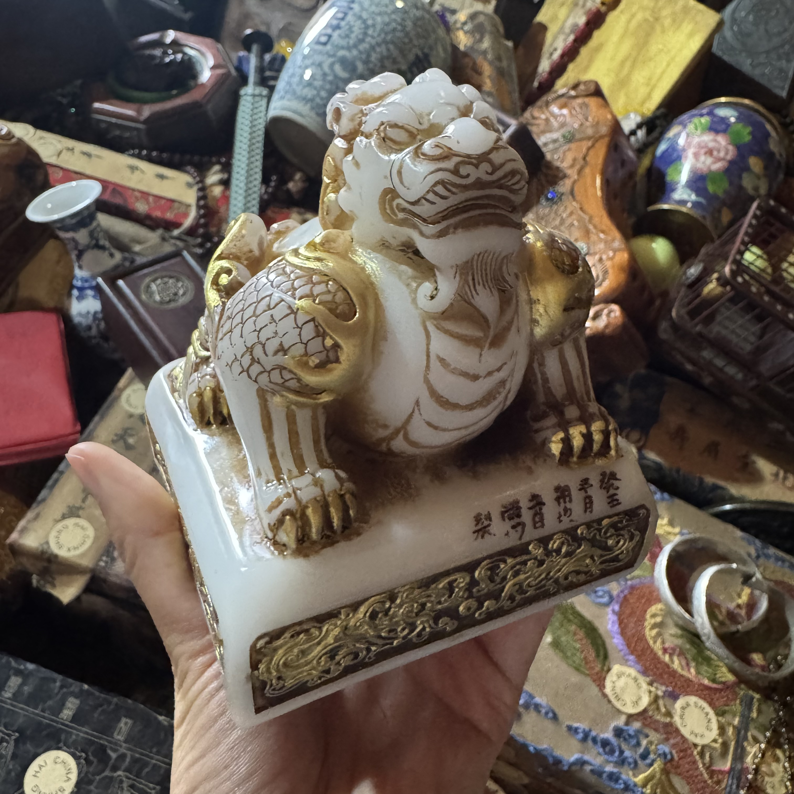 【闪购商品】精美寿山石雕刻白帅印章