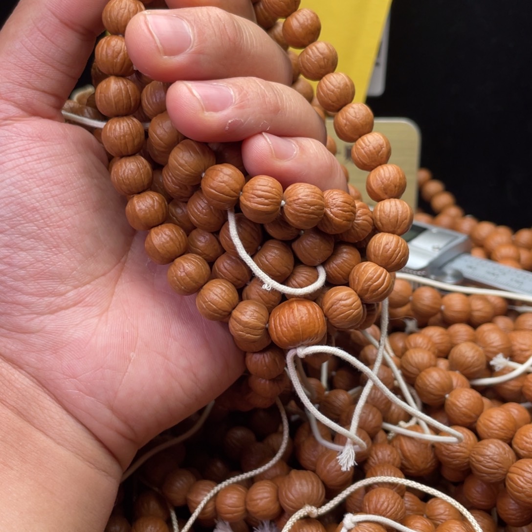 猴头核桃手串南瓜11手持