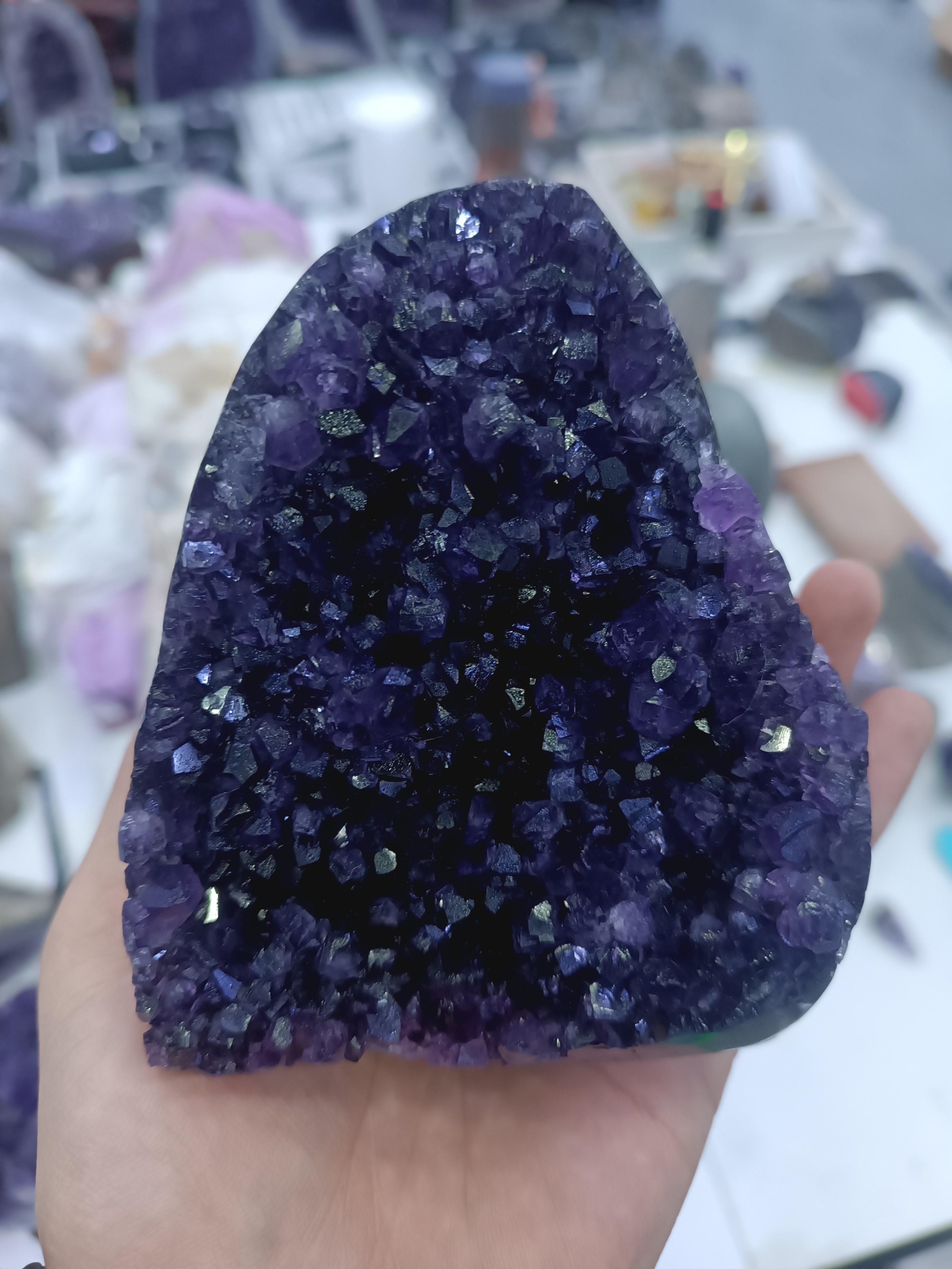 巴西乌拉圭紫水晶摆件