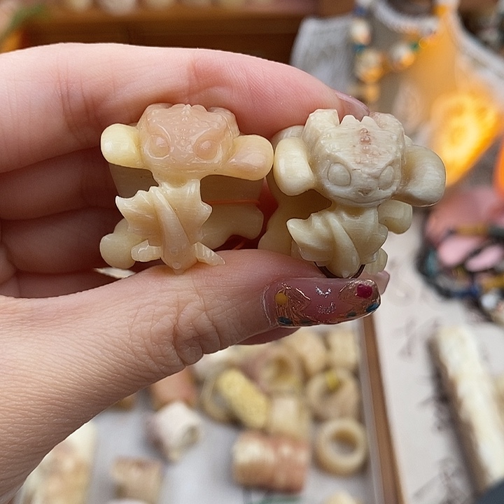 鹿骨把件d**。M41马骨无牙仔跑环2个骨线福利不退换