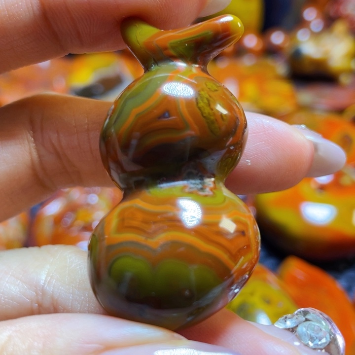 未镶嵌战国红吊坠玛瑙/玉髓