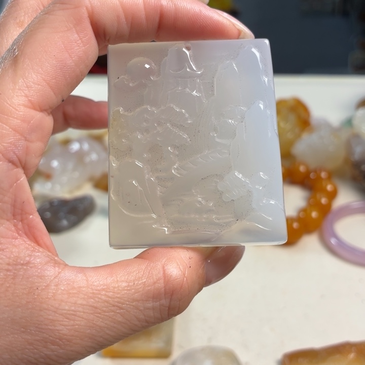 玛瑙/玉髓未镶嵌吊坠(不含链)