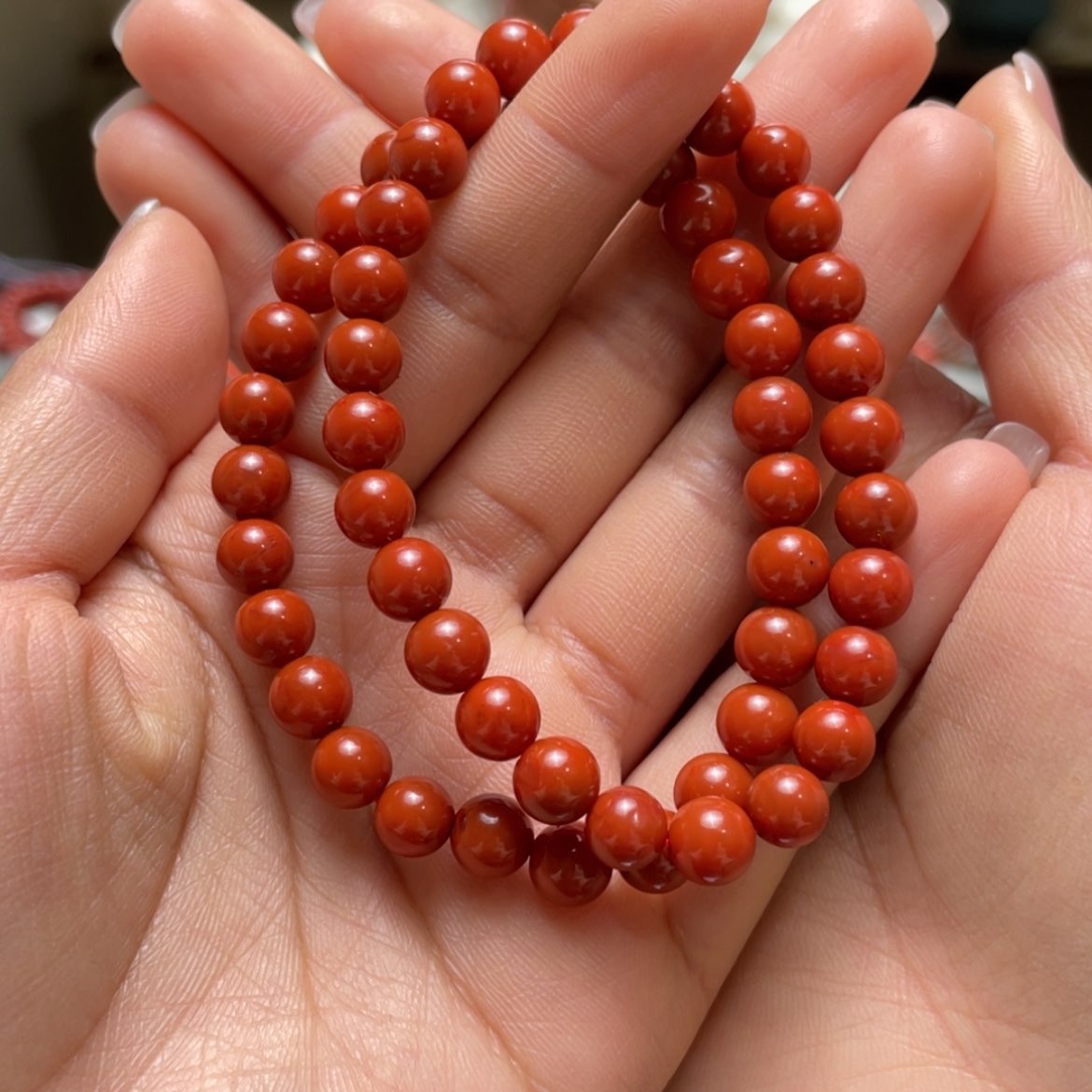 【闪购商品】南红玛瑙手串未镶嵌L***L