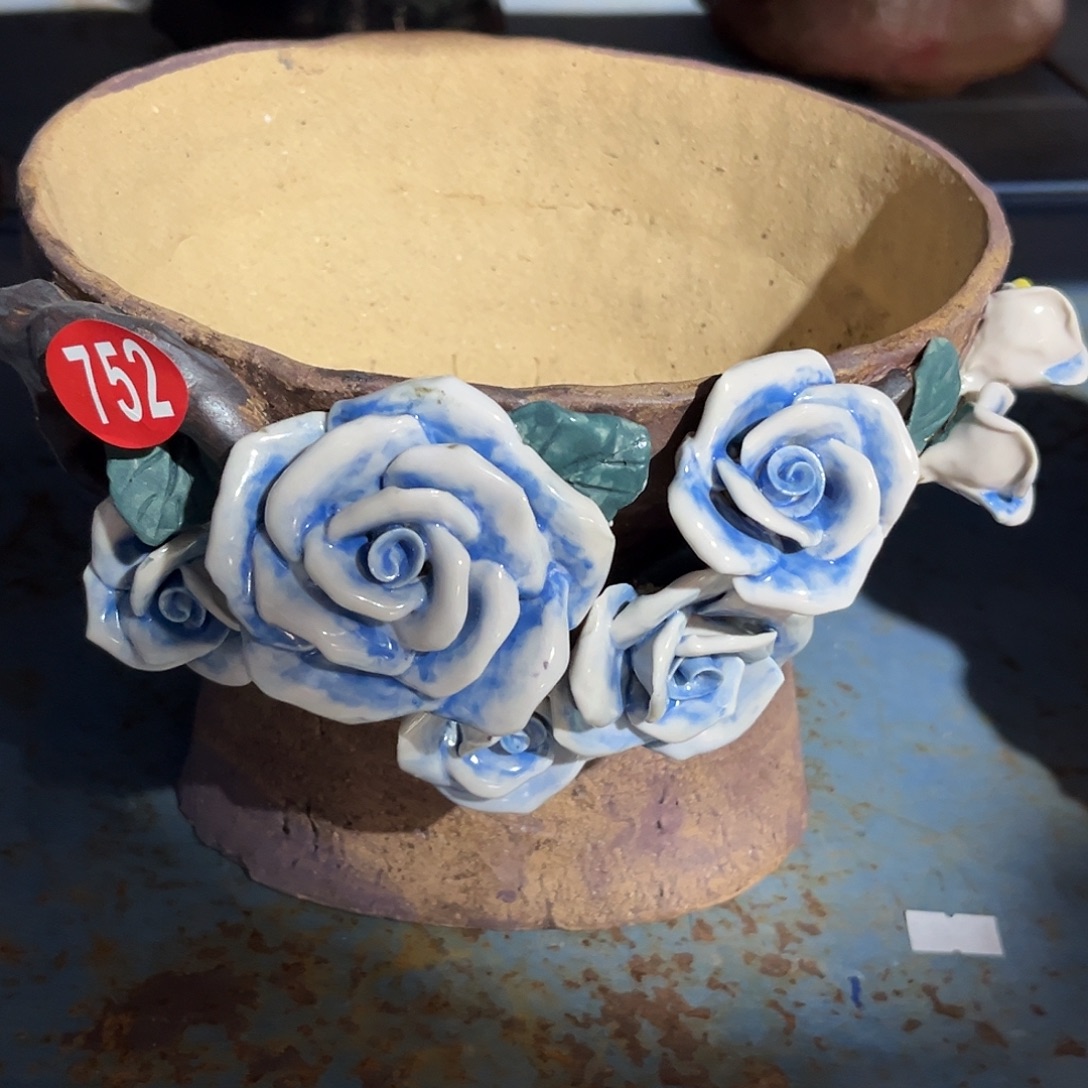 微瑕752 号陶然花器手工花盆