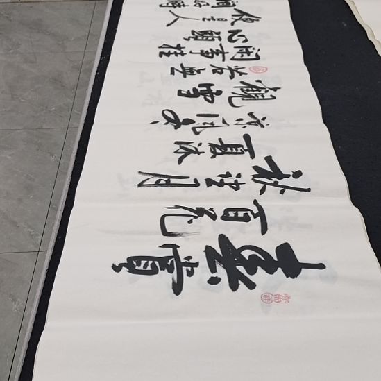 翰墨白武坤老师作品一副