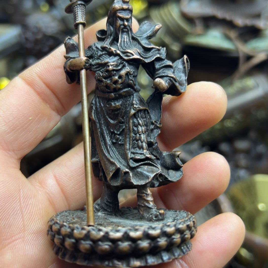 铜摆件欢迎欢迎你