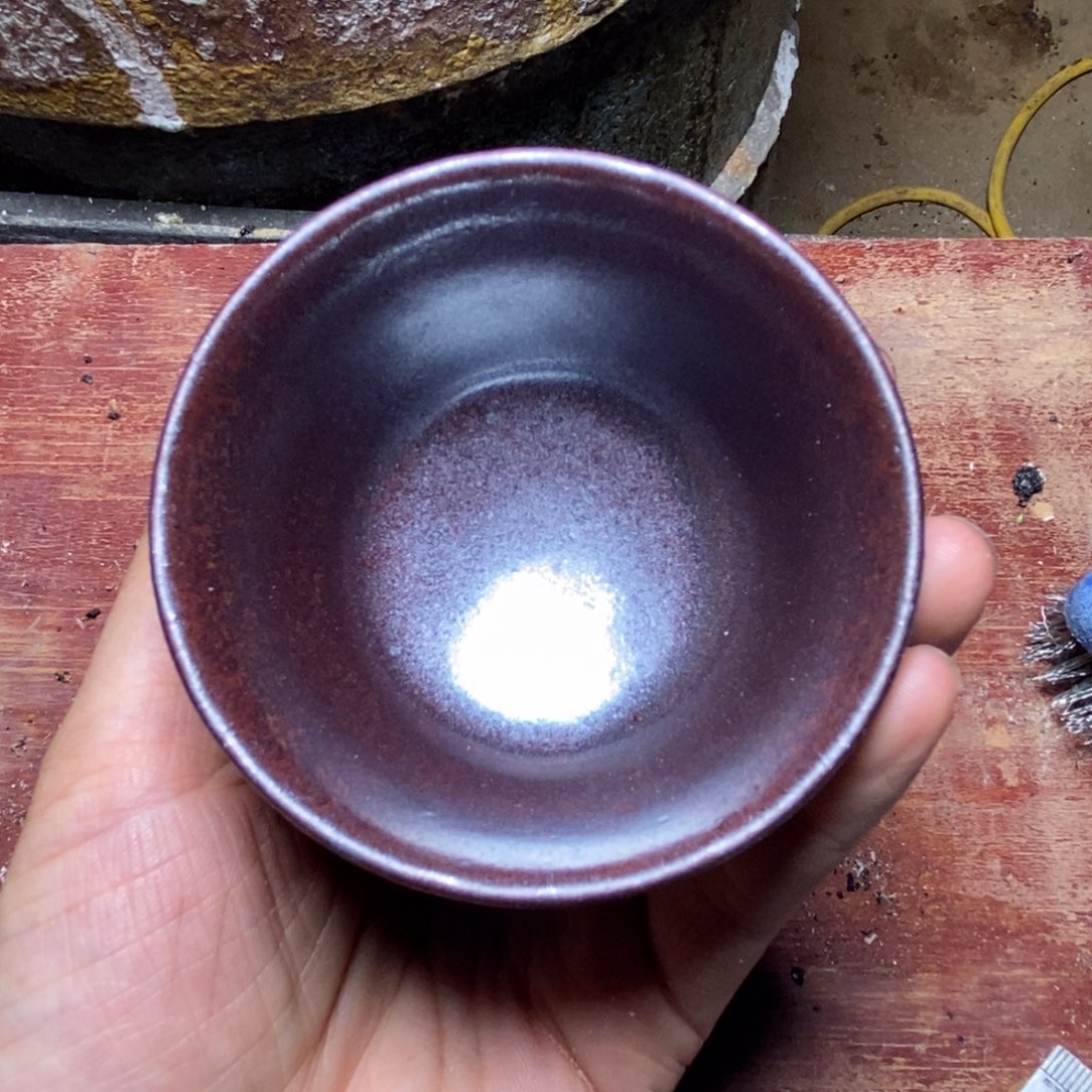 茶盏柴烧建盏茶盏茶杯120