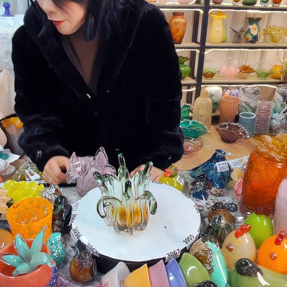 1162 家悦美居琉璃摆件