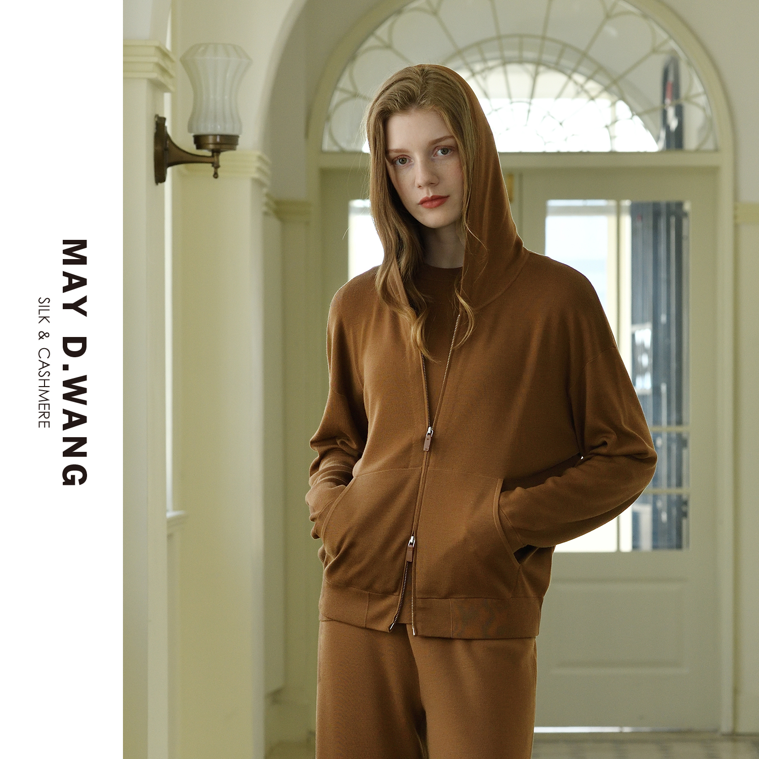 王之造【老徐专属】产地溯源进口皇后羊毛针织拉链开衫 F1F1133