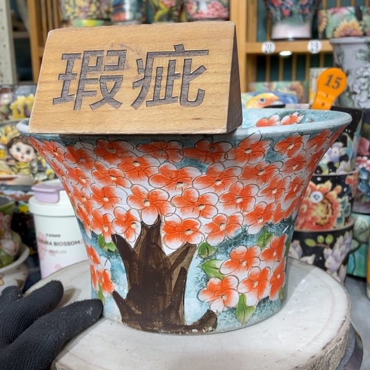 红陶景德镇艺术手绘作品