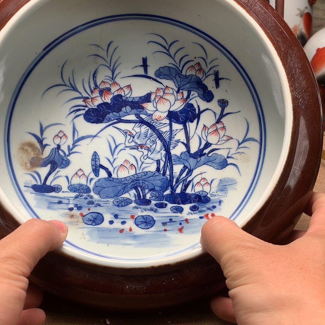 盘景德镇陶瓷杯子