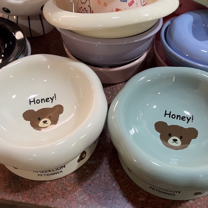 陶两个装陶瓷honey