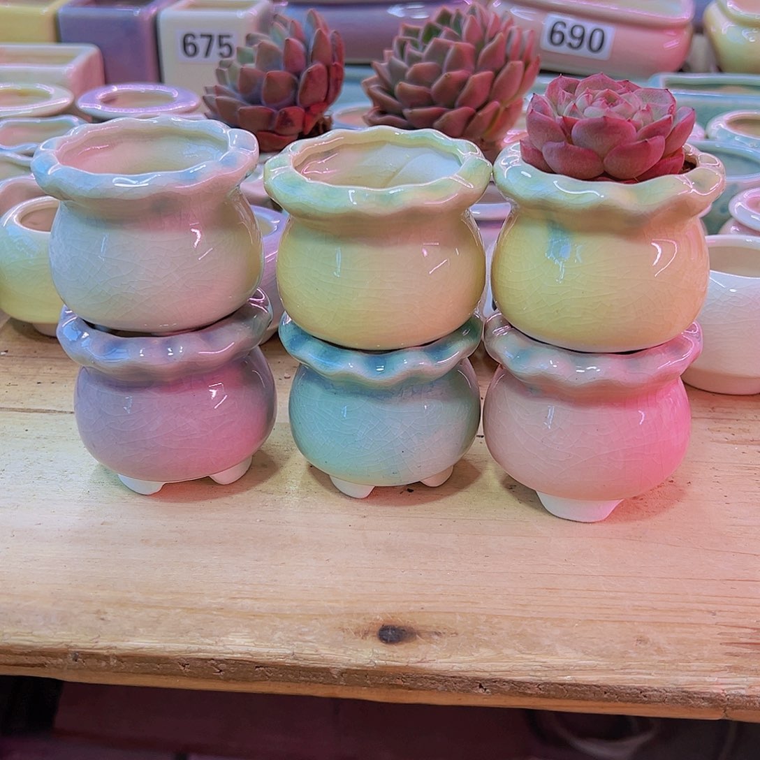 陶瓷花盆当场凑满12包邮