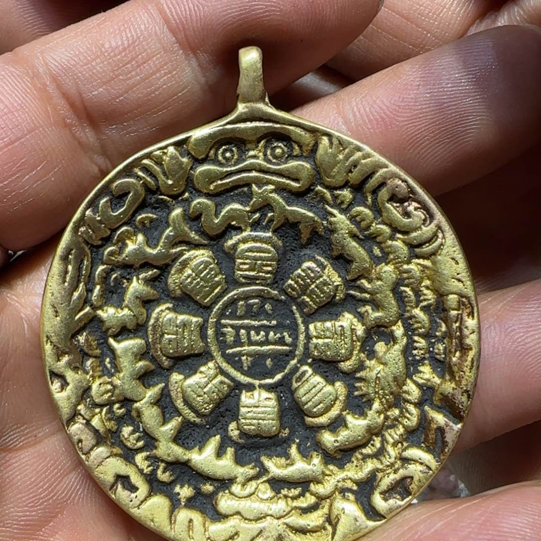 精品立马铜九宫牌刷24K