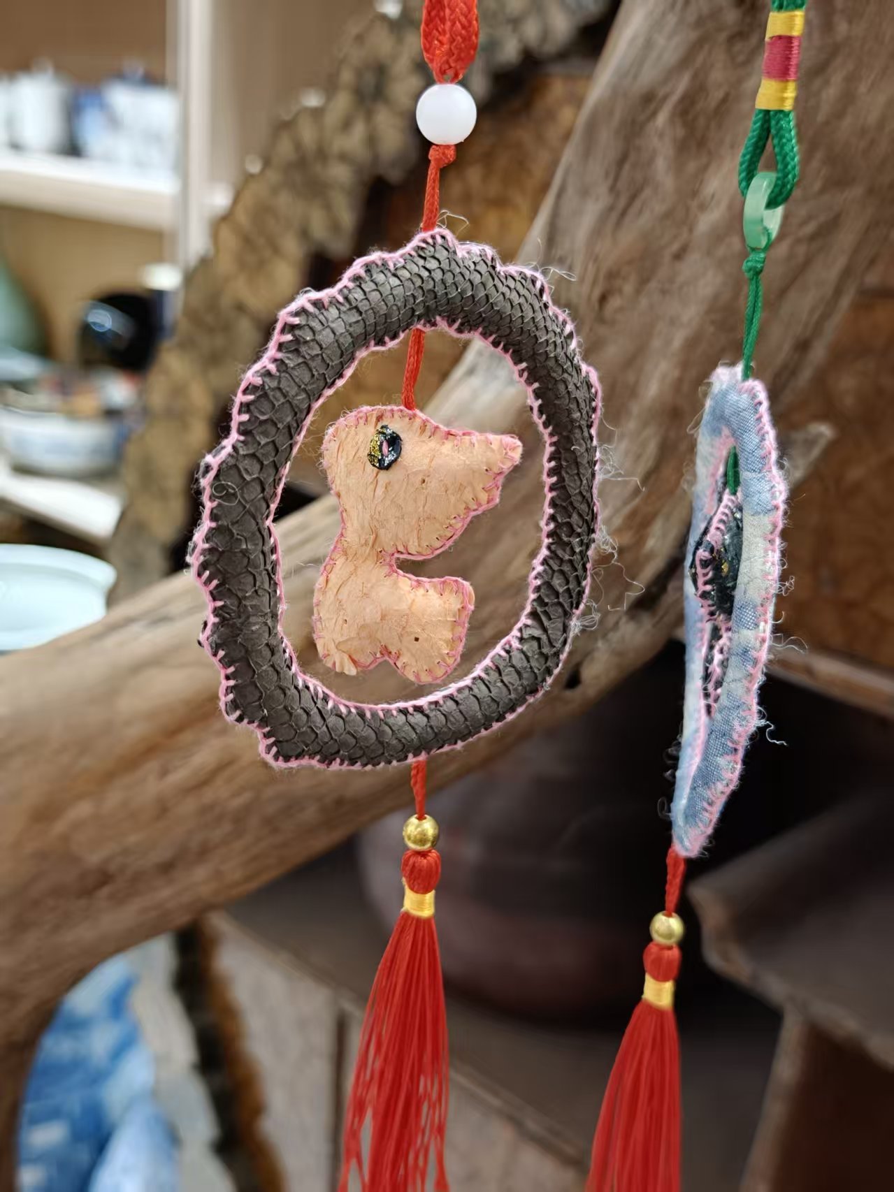 依玛哈非遗-鱼皮圆环小鹿