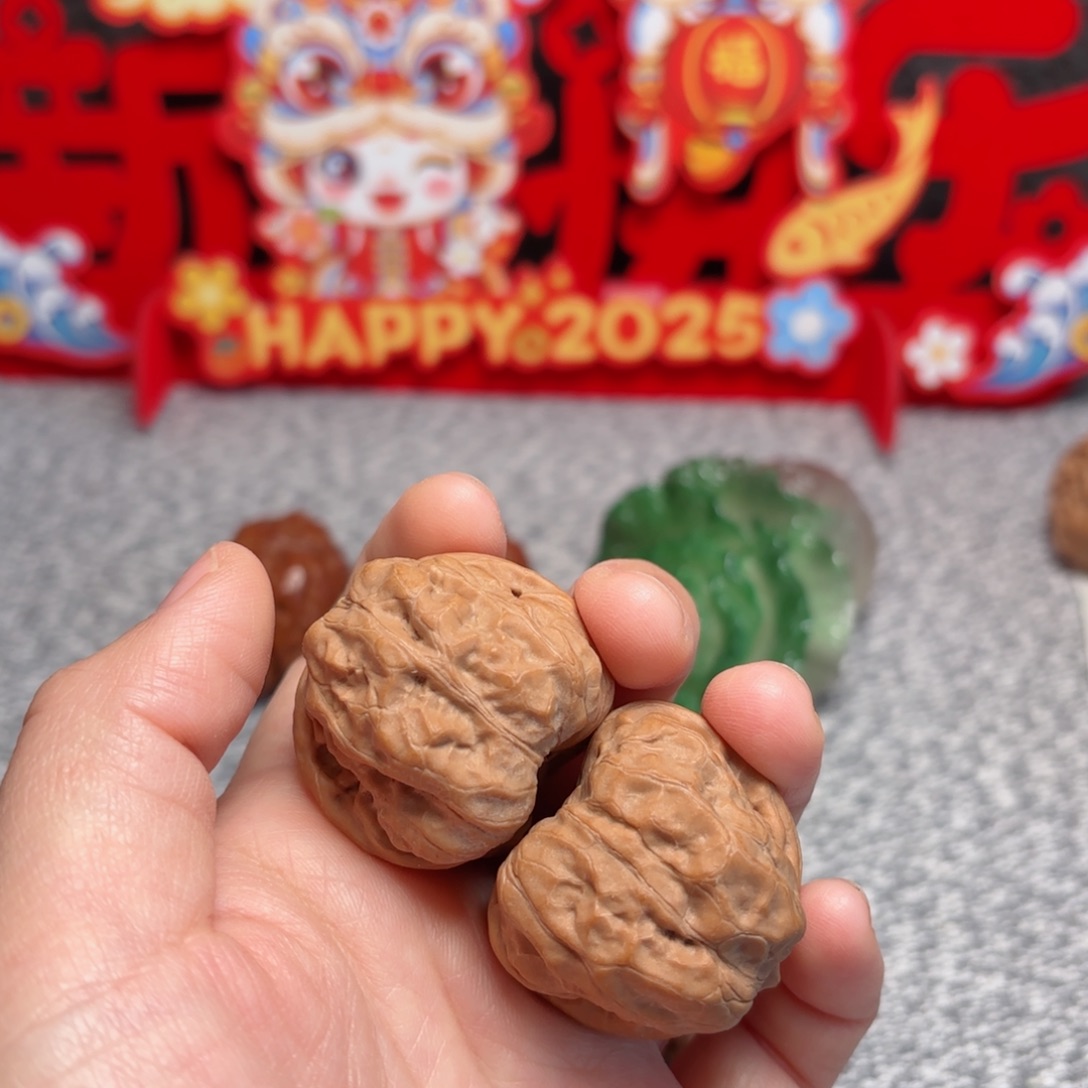 文玩核桃把件墨*缘蛤蟆头