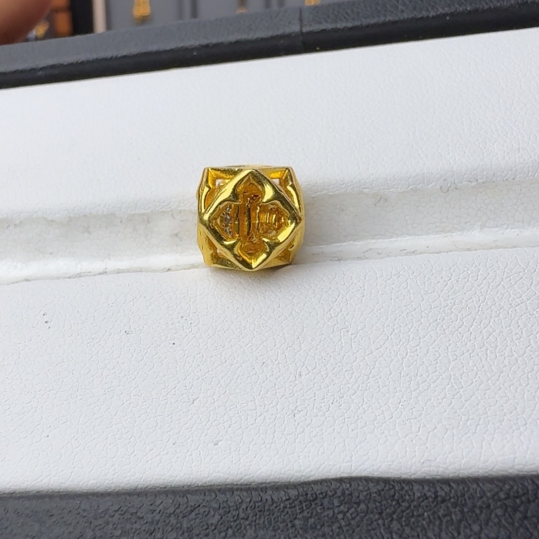 银S925卡10骨骼塔素金