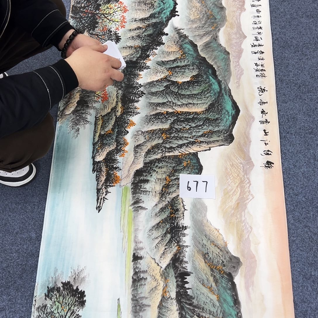 国画国画作品宣纸纯手绘