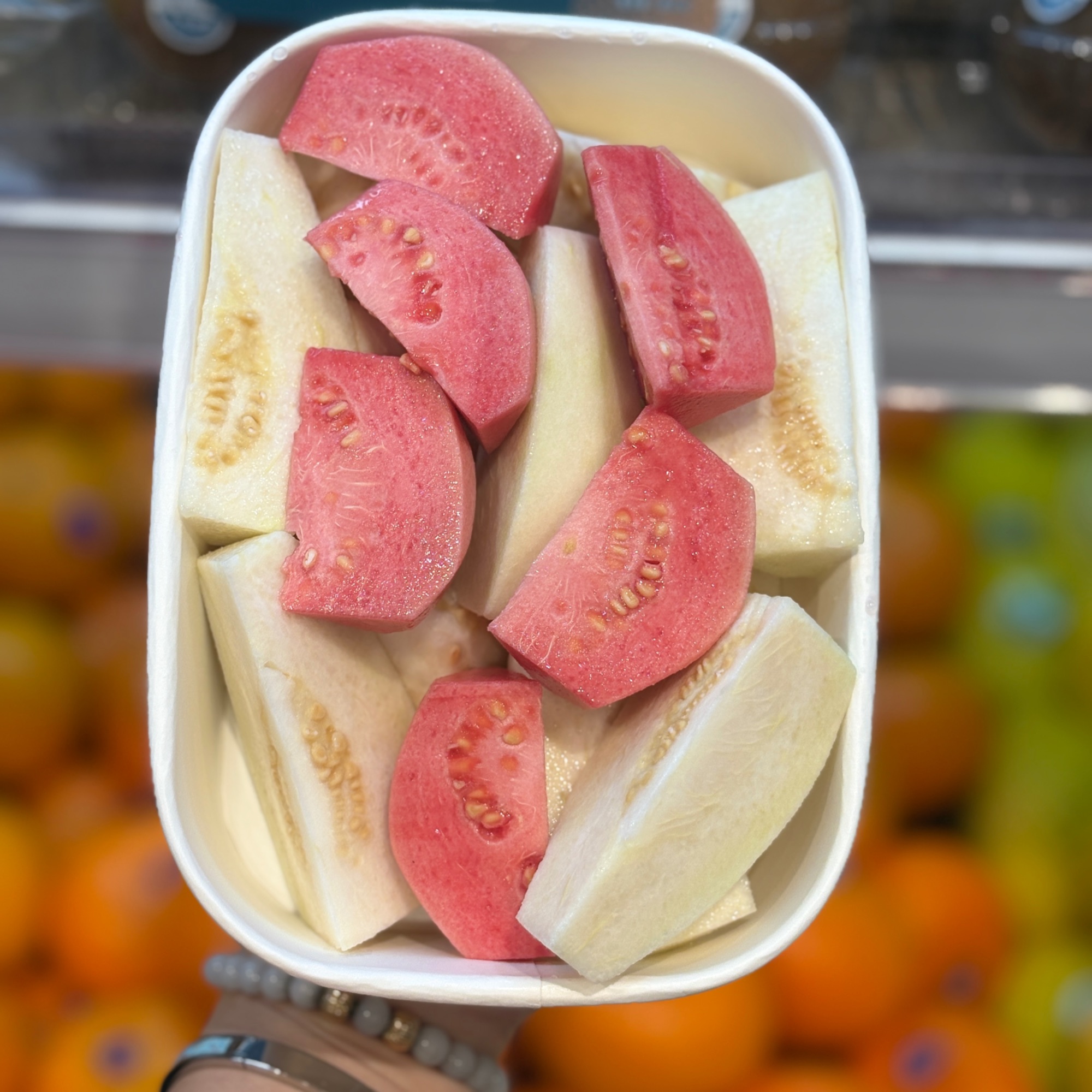 果切芭乐奶油红心双拼份/约350g