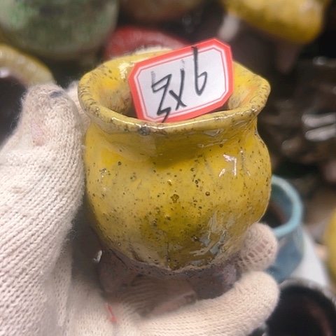 粗陶花盆手工花盆制作