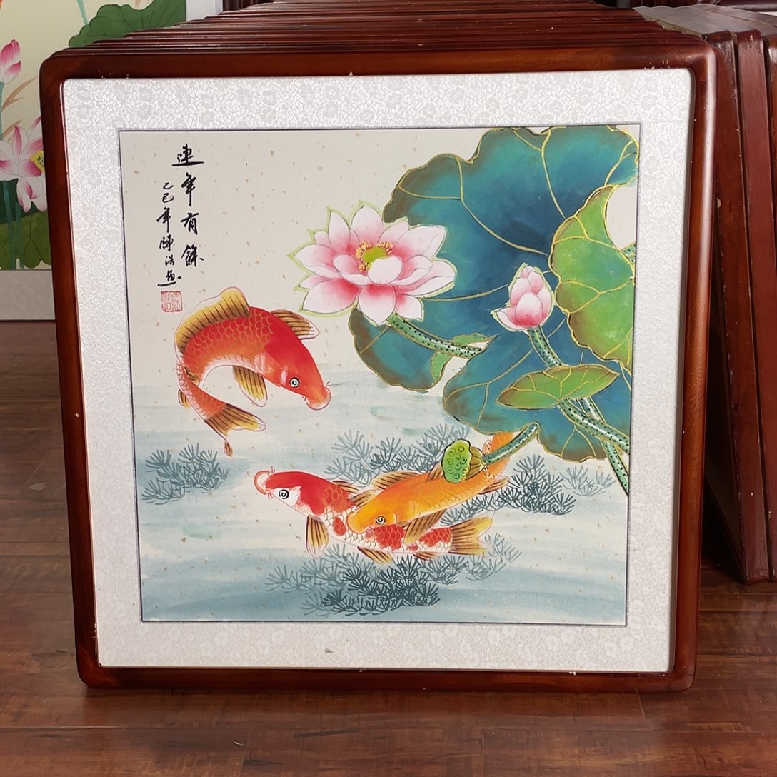 国画带框尺寸63*63厘米