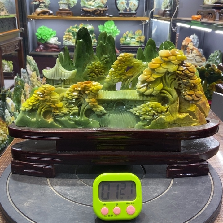 不***退玉家居摆件玄关摆件
